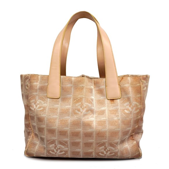 CHANEL | Bags | Chanelauth New Travel Line Tote Bag Womens Nylon Canvas ...